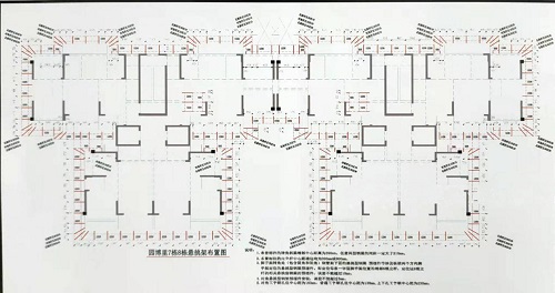 山东悬挑梁平面布置图